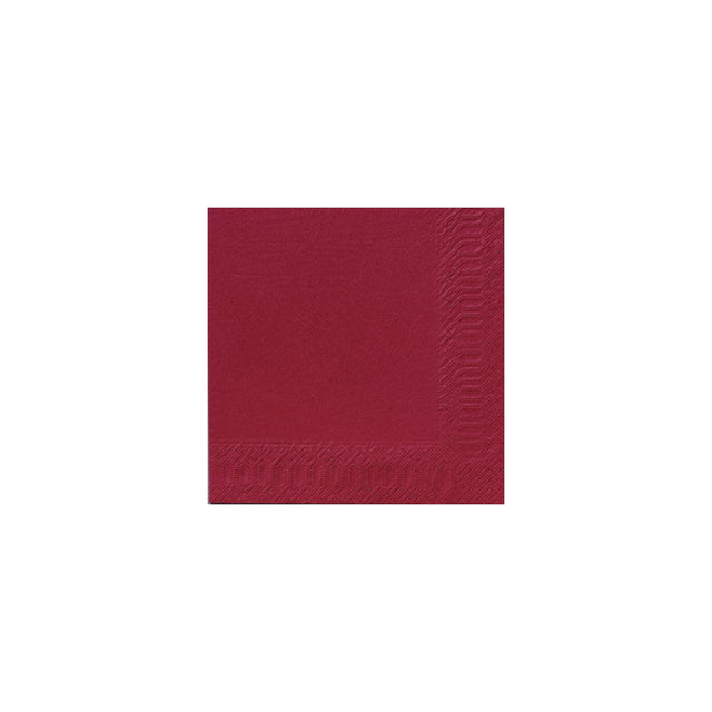 Napkin 3-ply 40x40cm burgundy 125/pack