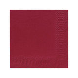 Napkin 3-ply 40x40cm burgundy 125/pack