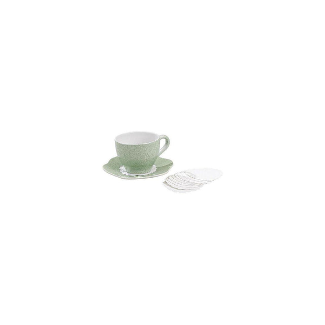 Cup mat 9cm white 500/pack