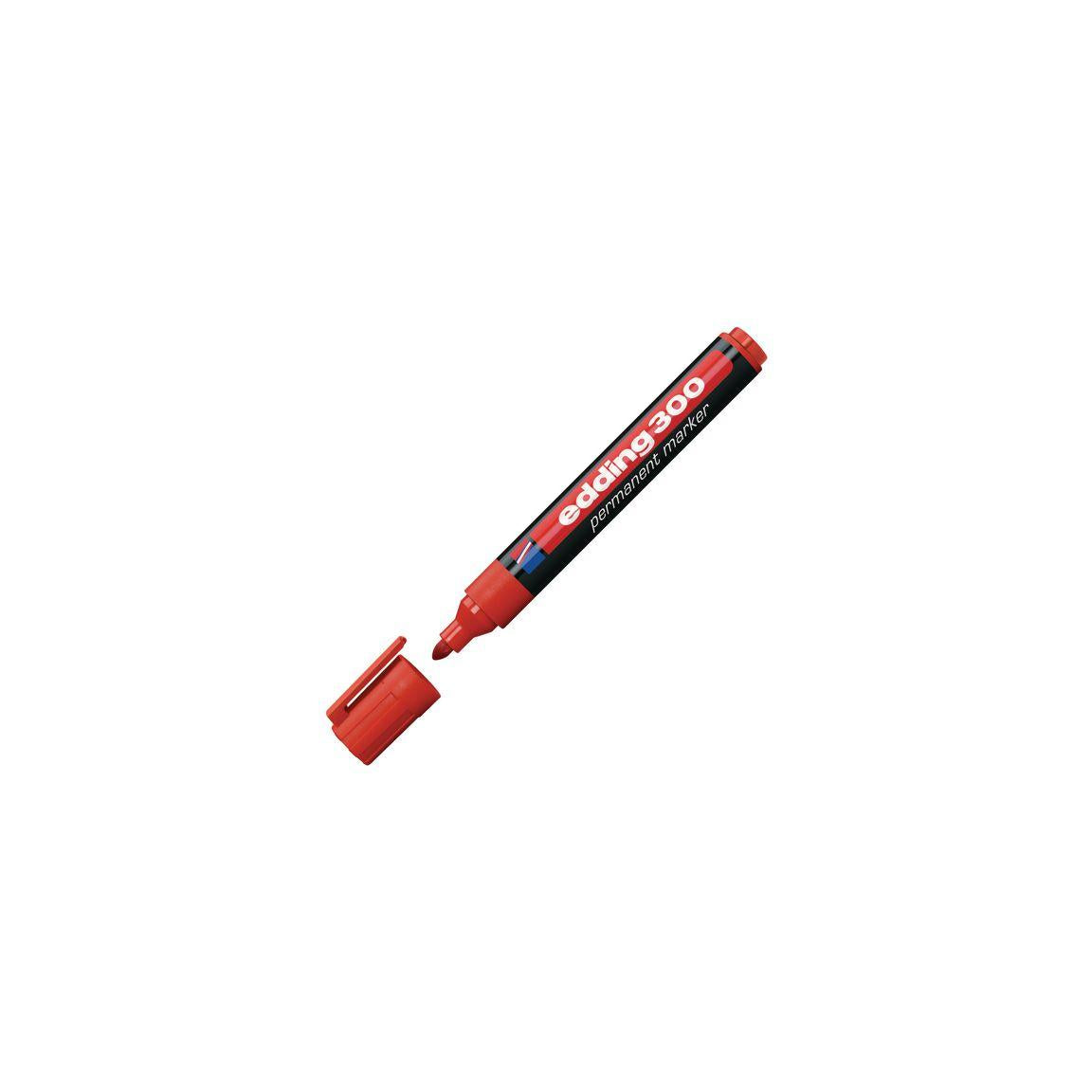 Labelling pen EDDING 300 red