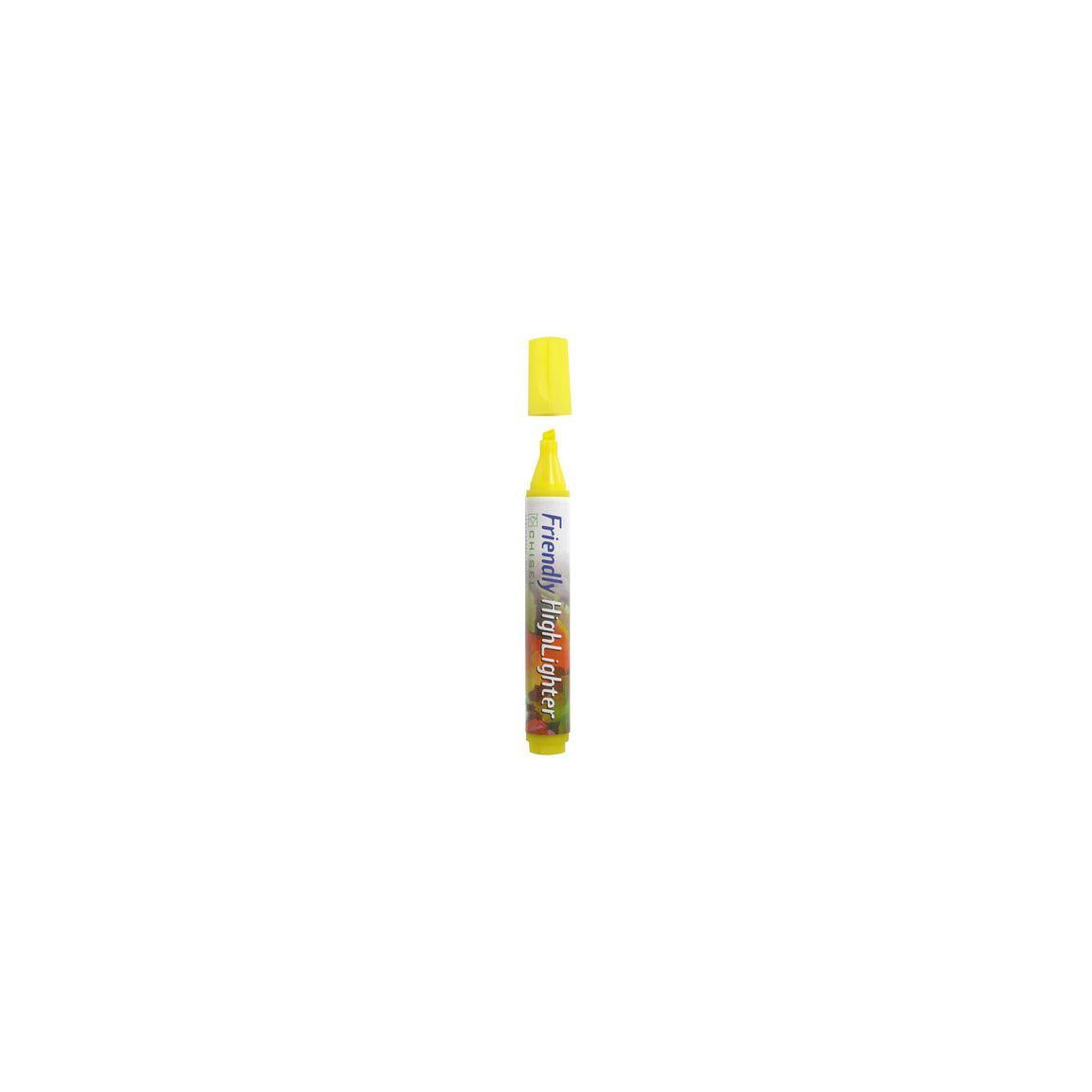 Highlighter FRIENDLY oblique Yellow