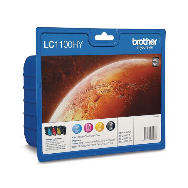 Ink cartridge BROTHER LC1100HY bk/c/m/y