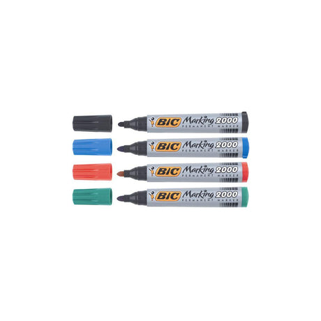 Marking pen BIC 2000 4 colours/pack