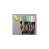 Marking pen MARVY Chalk Marker fluorescent 6/pack