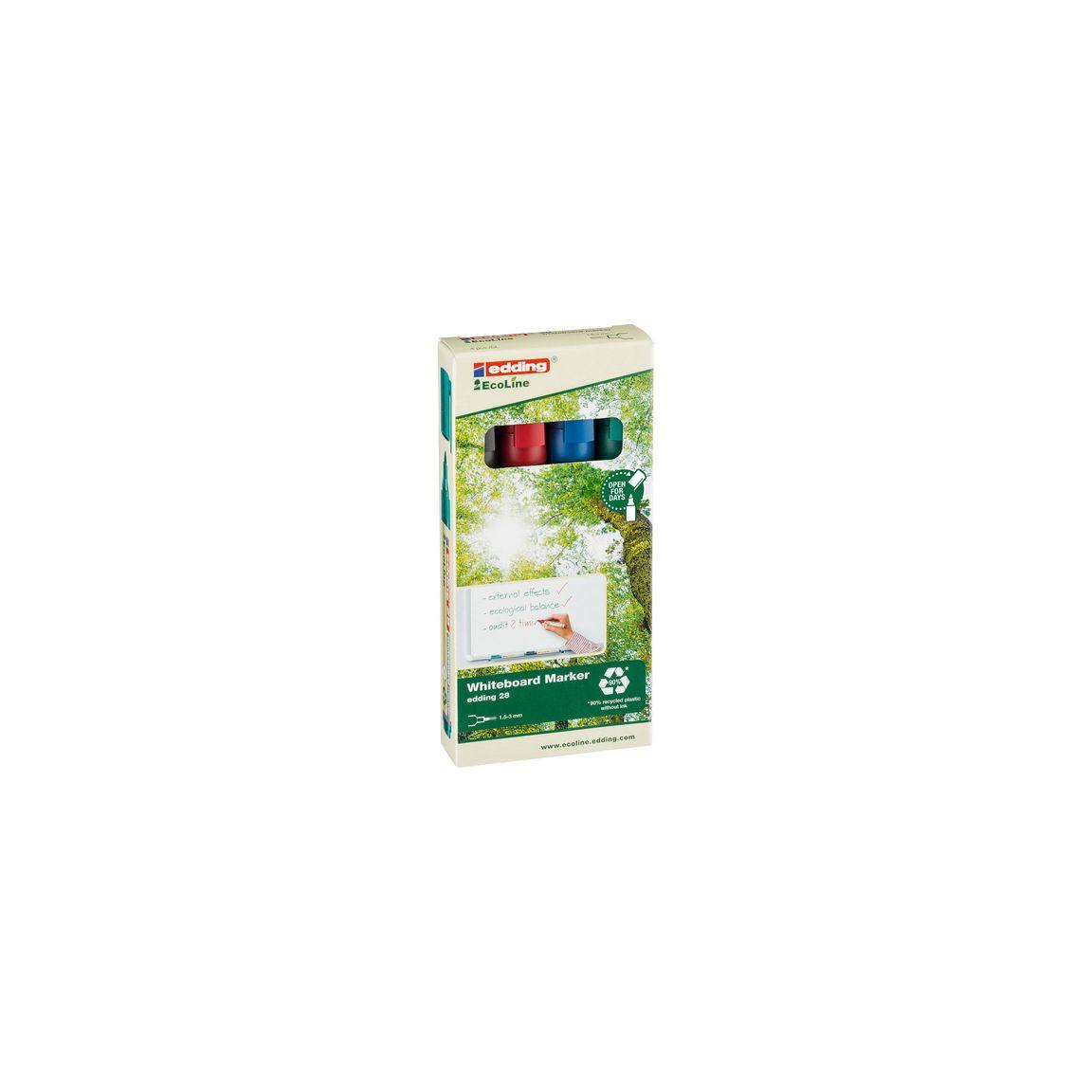 Whiteboard pen EDDING 28 4/pc