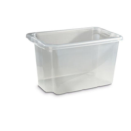 Storage box 55 L transparent