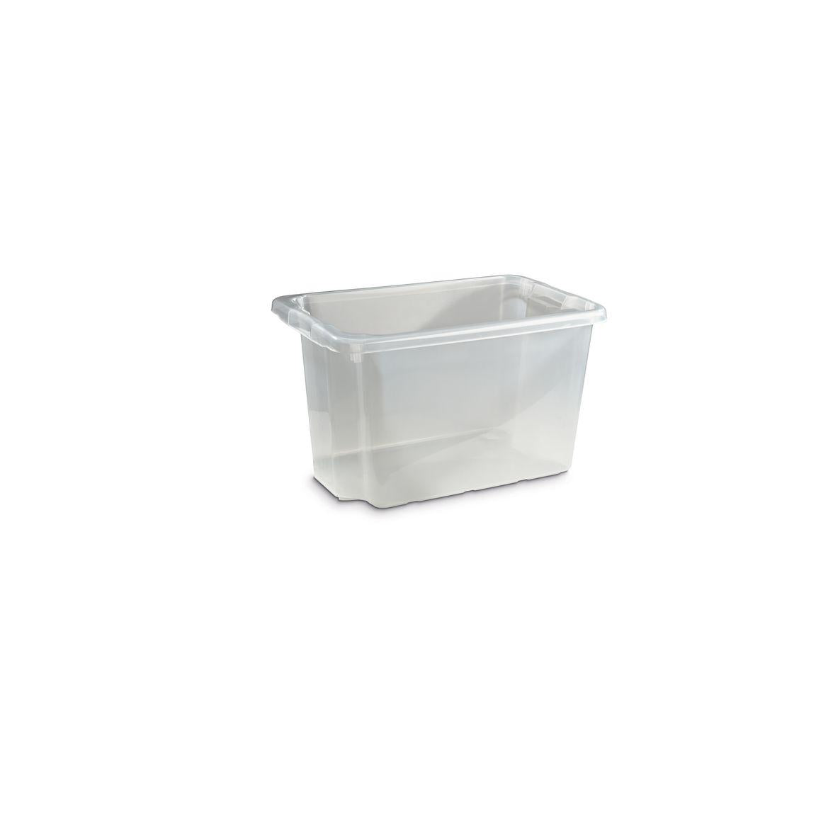 Storage box 55 L transparent