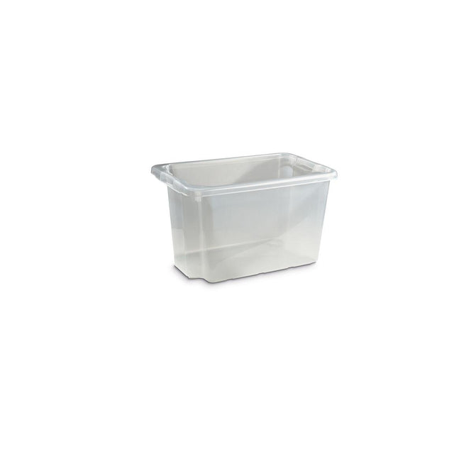 Storage box 55 L transparent