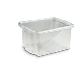 Storage box 23 L silver