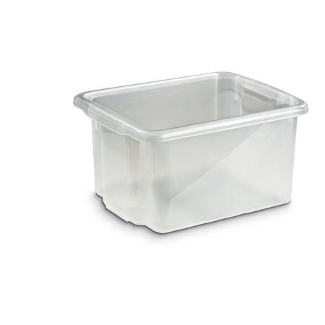 Storage box 23 L silver