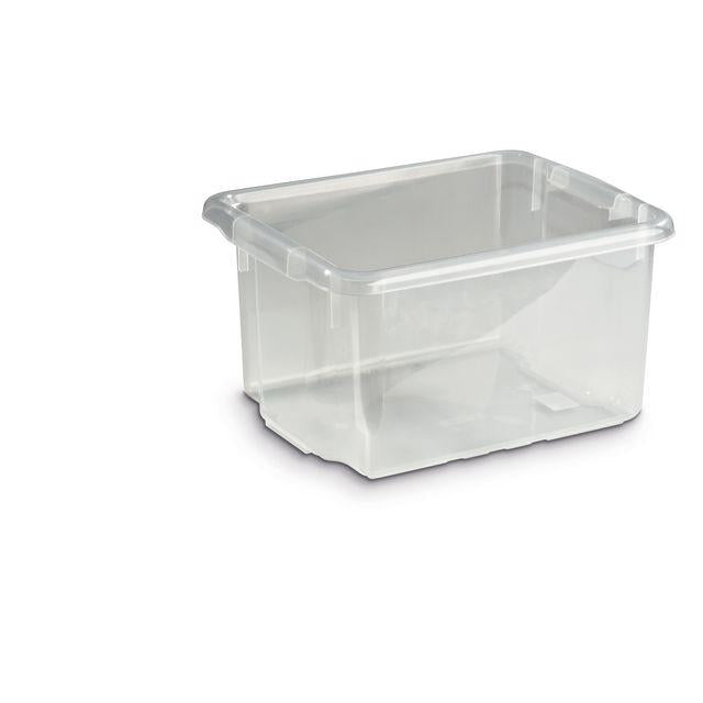 Storage box 15 L transparent