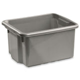 Storage box 15 L silver