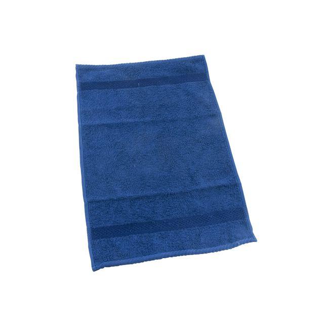 Terry towel 30x50cm navy blue