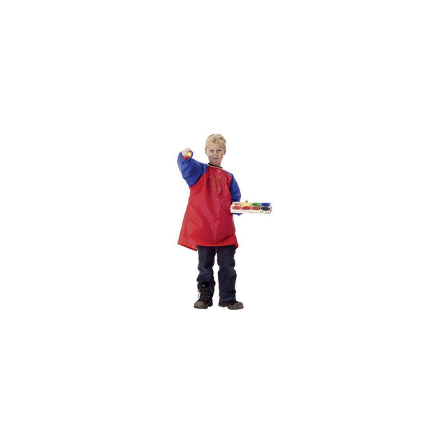 Apron with sleeves 5-8 years length 65cm