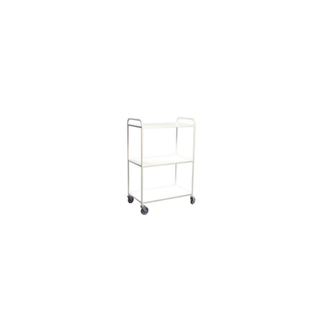 Table trolley 3 shelves white