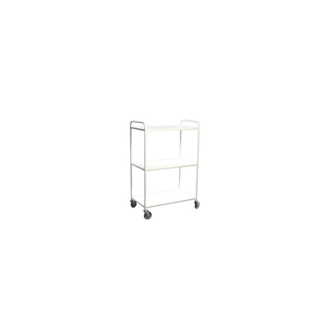 Table trolley 3 shelves white