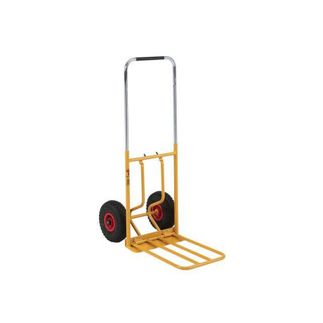 Luggage trolley pneumatic tyres collapsible