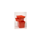 Storage bin low red