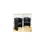 Armchair CLUB leather black