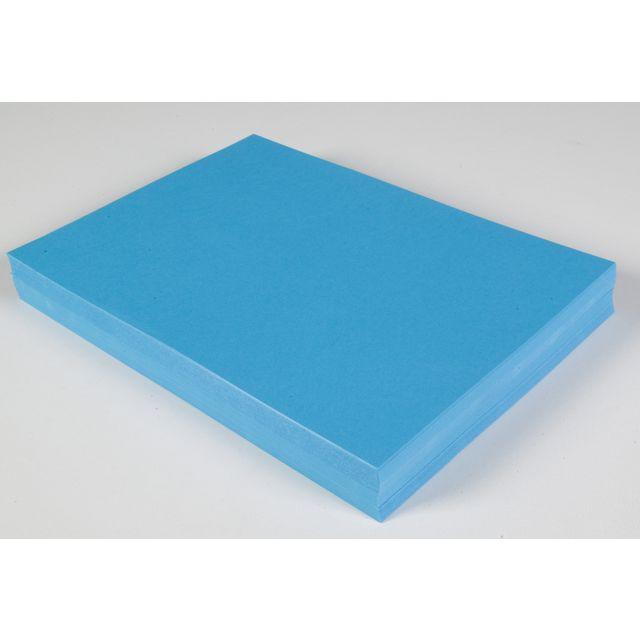 Decorative cardboard A4 blue