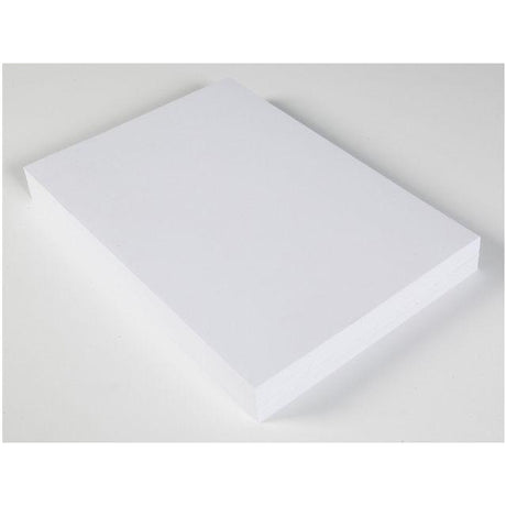 Decorative cardboard A4 white