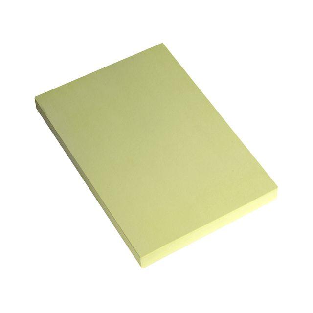 Cardboard A4 180g yellow 100/pack