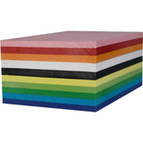 Cardboard A6 mix 180g 25 sheetsx10 colours