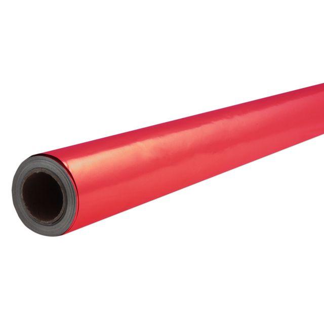 Metallic paper 50cmx10m red
