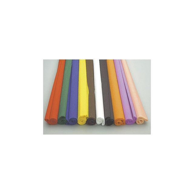 Crepe paper 2,5x0,5m red