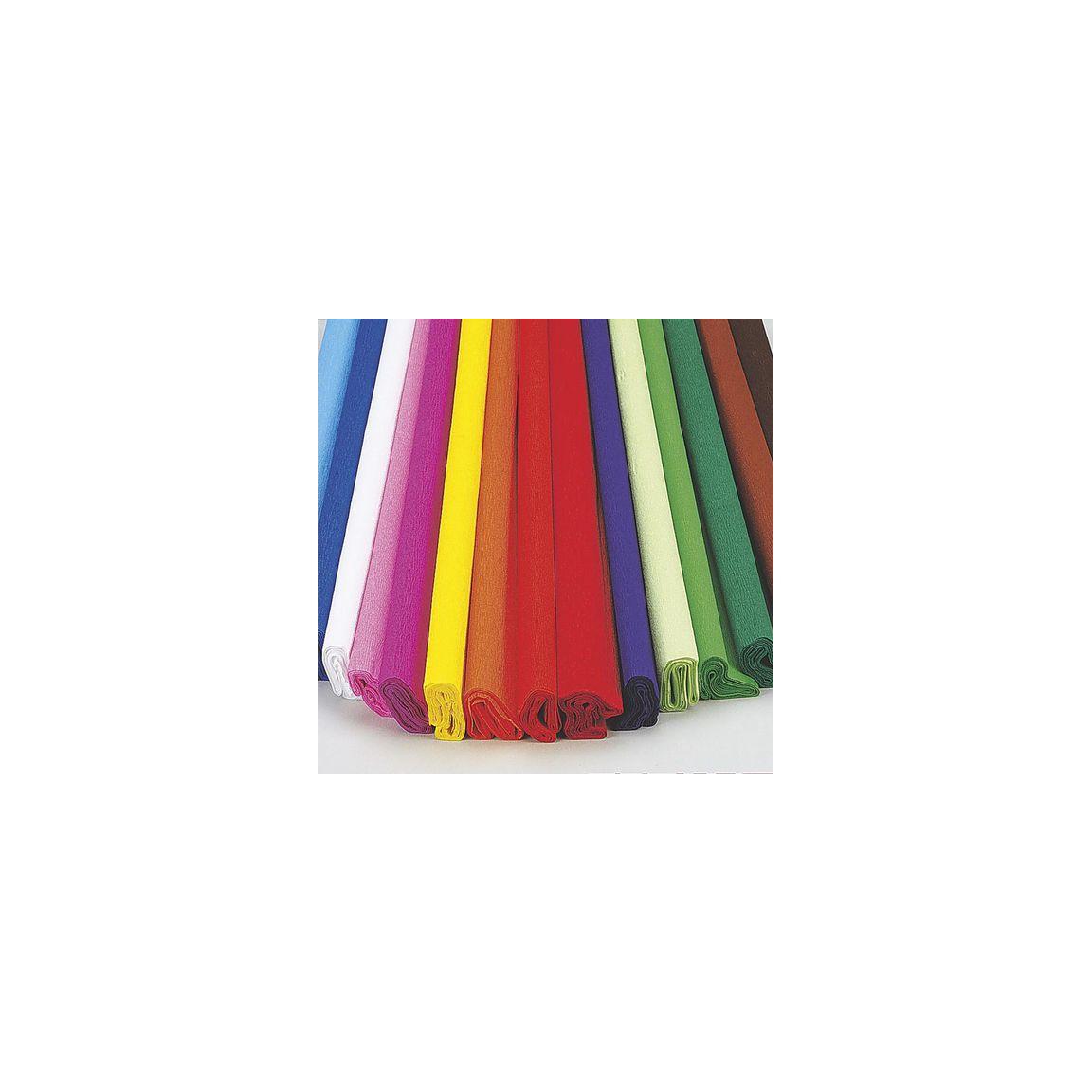 Crepe paper set 2.5x0.5m 15/pack