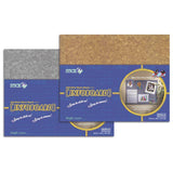 Notice board self-adhesive 46x58cm Brown