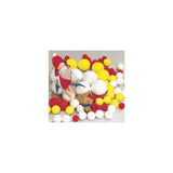 Paper balls 18mm white 200/pack