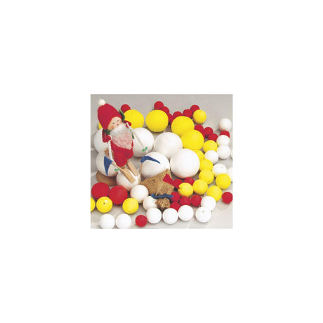 Paper balls 18mm white 200/pack