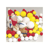 Paper balls 40mm white 25/pack