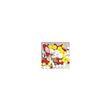 Paper balls 25mm yellow 100/pack
