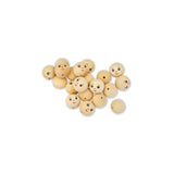 Wooden beads faces 30 mm 20/pack
