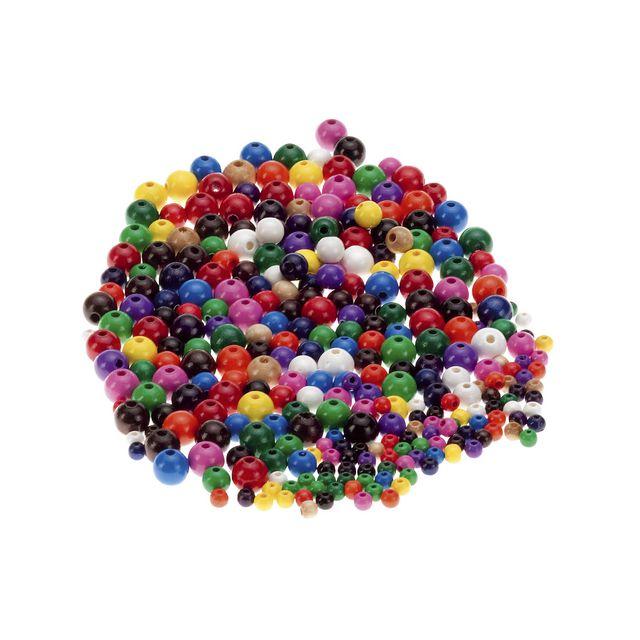 Wooden beads 5, 8 and 10mm 300/pc colour