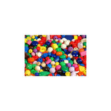 Wooden bead mix 750g mixed colours