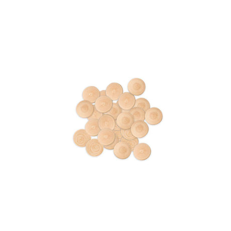 Wooden buttons 60 mm 50/pack