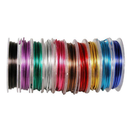 Aluminium wire 3mx10 colours