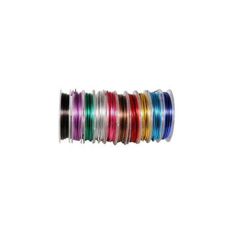 Aluminium wire 3mx10 colours