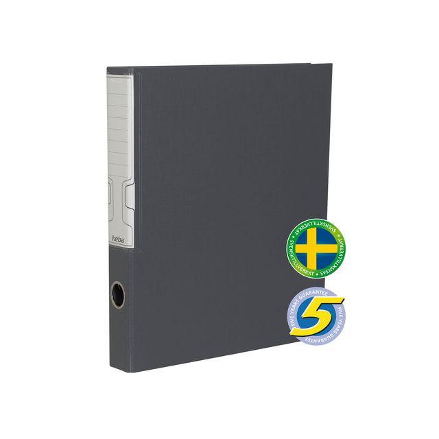 Ring binder-D KEBA graphite grey
