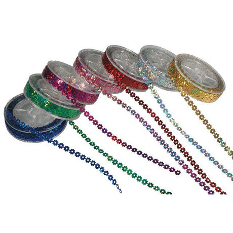 Sequins for ironing 7 coloursx10m