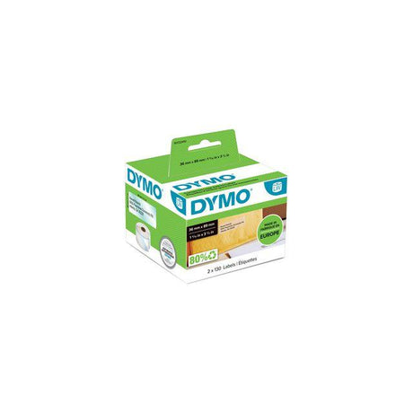 Label DYMO LW 89x36mm transparent 260/pack