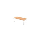 Table frist 180x80cm beech veneer/black