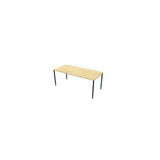 Table frist 180x80cm birch veneer/black