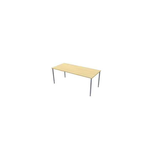 Table frist 180x80cm birch laminate/grey