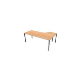 Table left 200x120cm beech veneer/black
