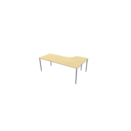 Table left 200x120cm birch veneer/grey