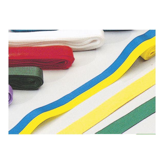Silk ribbon 5mx15mm yellow/blue
